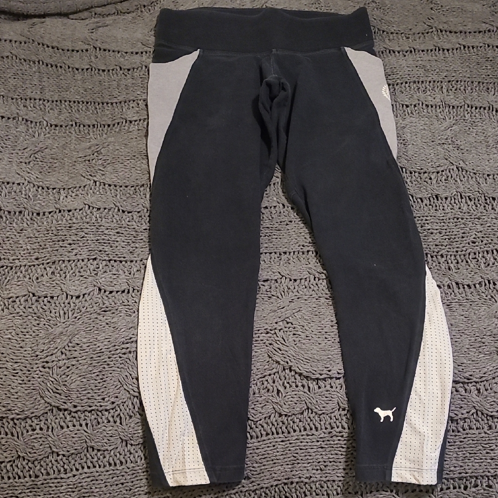 PINK VS  Black and Gray Leggings